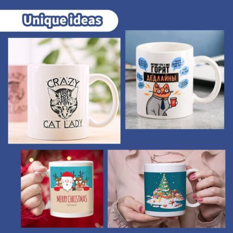 أكواب HTVRONT للطباعة بالتسامي - مراجعة Sublimation Mug White وسعره